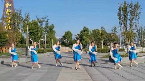 广场舞 广场舞《吉祥》演跳版