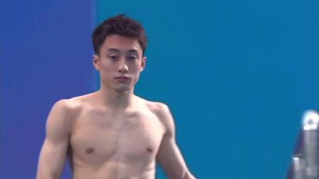 全运会跳水项目好多帅哥 网友心里默念：我是来看比赛的