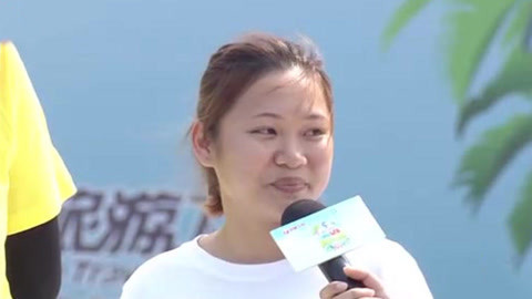 男生女生向前冲第十季 大长腿美女冲关失误 选手冲关为练胆
