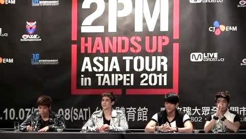 2PM 2PM HANDS UP ASIA TOUR In Taipei-2PM