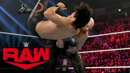 WWE RAW 2019 【RAW 11/11】罗旺将一个笼子放置在解说台