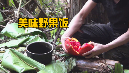 原始丛林人苏门答腊 第二季 丛林荒野找到一个野果，味道真好，它的种子能繁殖吗