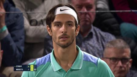 【全场回放】施特鲁夫2-0穆塞蒂 2024ATP巴黎大师赛第一轮
