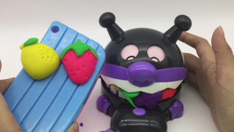 面包超人玩具视频 细菌小子粘土制作