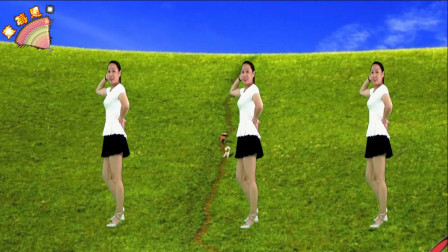 蓝莓思洁广场舞 轻松入门广场舞《花儿哪有阿妹俏》醉人情歌 动感32步 活力十足