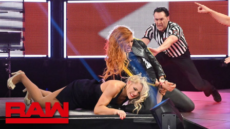 WWE RAW 2019 （中字）双冠王贝基发表感言全场欢声雷动
