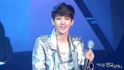 EXO Talk 韩国Showcase 主白贤 饭拍版 12/03/31-EXO-K