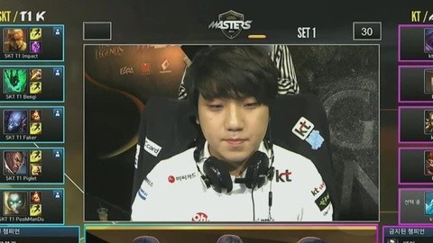 ogn大师赛 0410 SKT VS KT 第一场