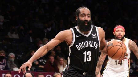 2021-2022赛季NBA集锦 NBA-哈登27+8+15 杜兰特伤退 篮网轻取鹈鹕
