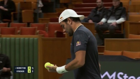 【全场回放】贝雷蒂尼0-2斯特里克 2024ATP斯德哥尔摩站第二轮