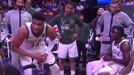 NBA热辣资讯 字母哥在暂停期间激情鼓励队友！球迷：有这样的队友还不努力吗？
