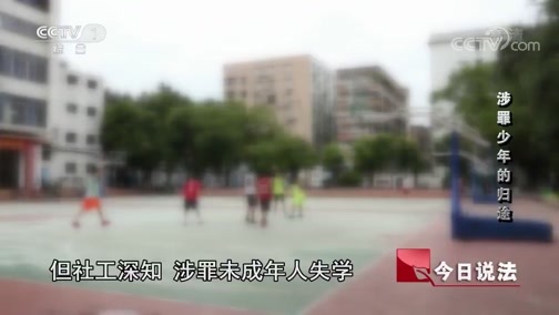 今日说法 《今日说法》 20190830 为成长护航 涉罪少年的归途