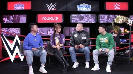 摔跤吧！斗士 【摔角吧！斗士】WWE SD 第1112期：橙子携刘文擘后台上演WWE电竞对决