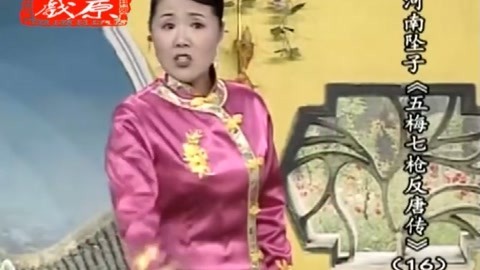 坠子《五梅七枪反唐传》