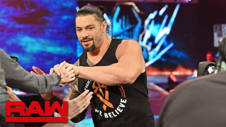 WWE RAW 2019 【RAW 02/25】罗门王朝的音乐想起 大狗罗门伦斯热血归来
