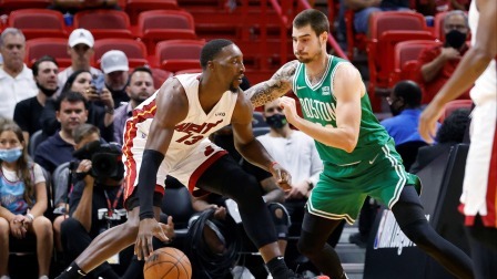 NBA季前赛-希罗29+6 巴特勒25分 热火轻取凯尔特人