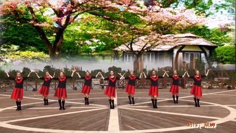 广场舞 广场舞《华夏传说》演跳版