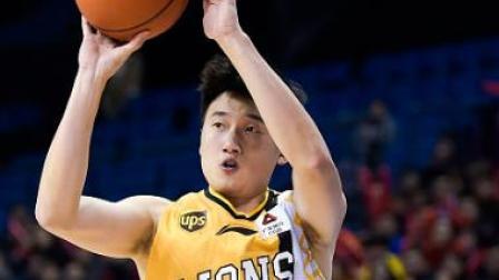 CBA 18/19赛季 同曦VS广厦第四节：李京龙三分球精准无比，广厦104-82同曦