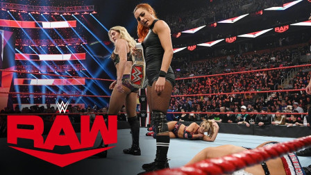 WWE RAW 2019 【RAW 11/18】夏洛特和贝基硬刚善娜一伙 保安及时出手 避免了大战