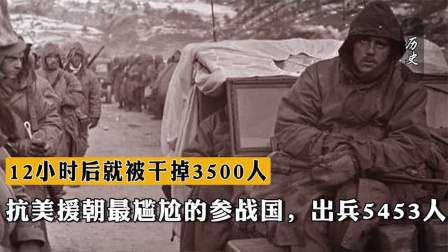 史记文学社第三季 抗美援朝的参战国，出兵5千多人，12小时后被干掉3500人！