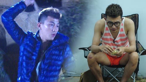 饿急了！大左垃圾桶捡饭吃