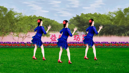 广场舞《人生的起落》热曲美舞，时尚快乐，背面示范
