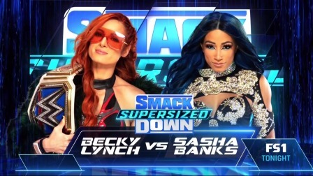 【英文解说】WWE SD 第1156期：比安卡助莎夏制服女汉子