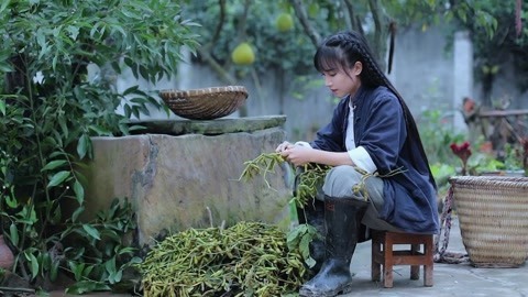 李子柒古香古食 麻辣鲜香的爽滑美味