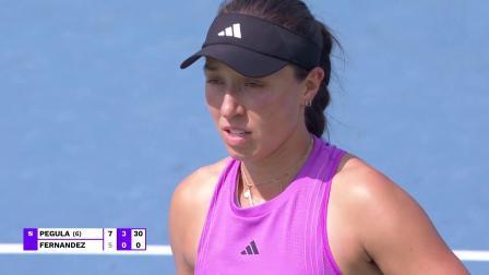 【全场回放】佩古拉2-1费尔南德斯 2024WTA辛辛那提公开赛 1/4决赛