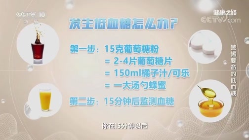 健康之路 《健康之路》 20191130 警惕要命的低血糖