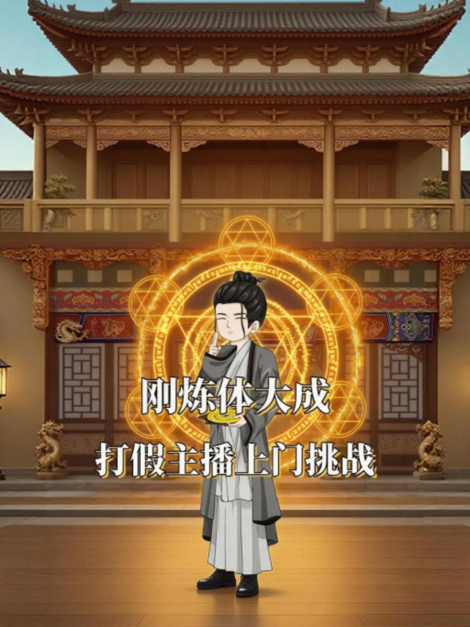 刚炼体大成，打假主播上门挑战 海报