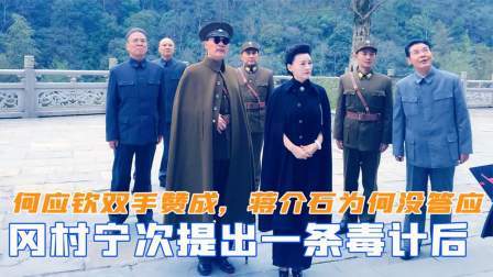 闻天下谈古今 冈村宁次提出一条毒计后，何应钦双手赞成，蒋介石为何没有答应