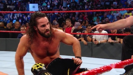 WWE RAW 2019 【RAW 05/27】赛斯罗林斯带伤连发断头脚