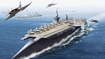 弹药库爆炸四艘航母沉没