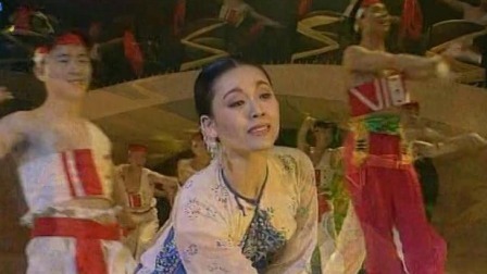 央视1994春晚 南京军区歌舞团、大连歌舞团《追日》，舞台演绎名俗风情
