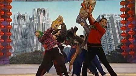 中央电视台春节联欢晚会 2007 东北师范大学音乐学院舞蹈系《进城》，群舞的欢乐谁懂
