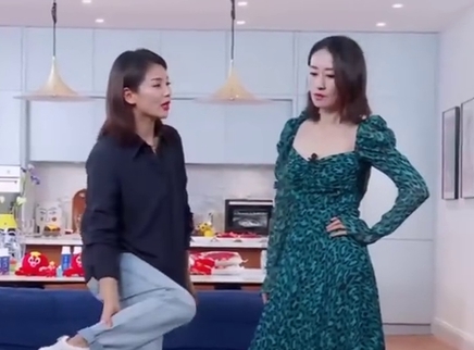 刘敏涛现身教刘涛跳女团舞