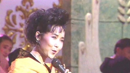 央视1991春晚 胡月《跟着太阳走》，热烈歌曲热情如火