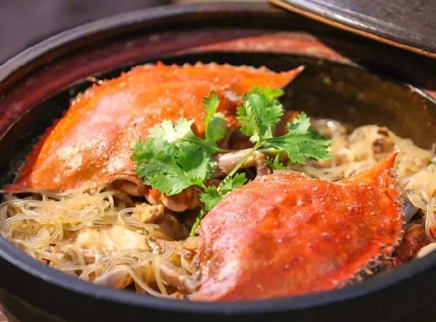 美食台 梭子蟹最肥美的季节做道粉丝煲