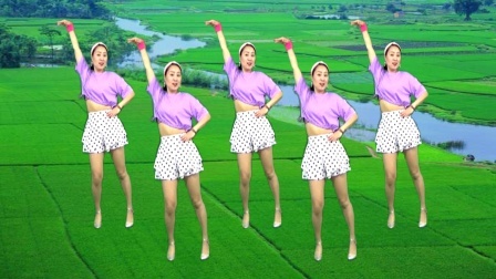蓝莓思洁广场舞 甜蜜情歌《爱情花蝴蝶》动感36步 附教学
