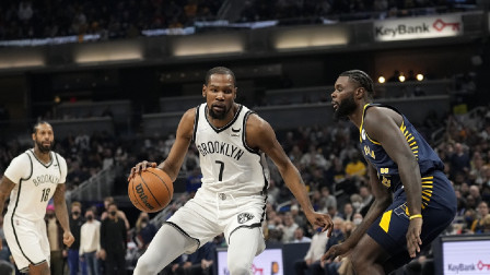 2021-2022赛季NBA集锦 NBA-欧文复出22分 杜兰特39+8+7 篮网逆转步行者