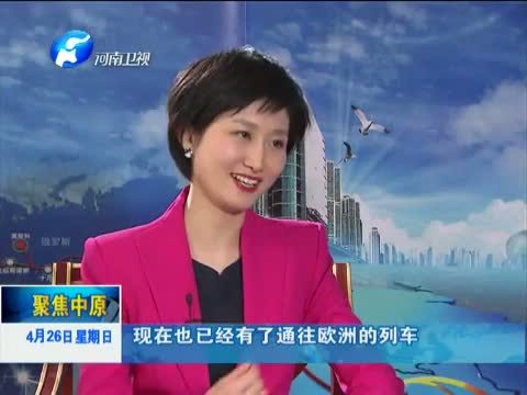聚焦中原 《聚焦中原》 20150426 “一带一路”共商 共建 共享（二） 专访林德国际物流集团董事长庞玉良