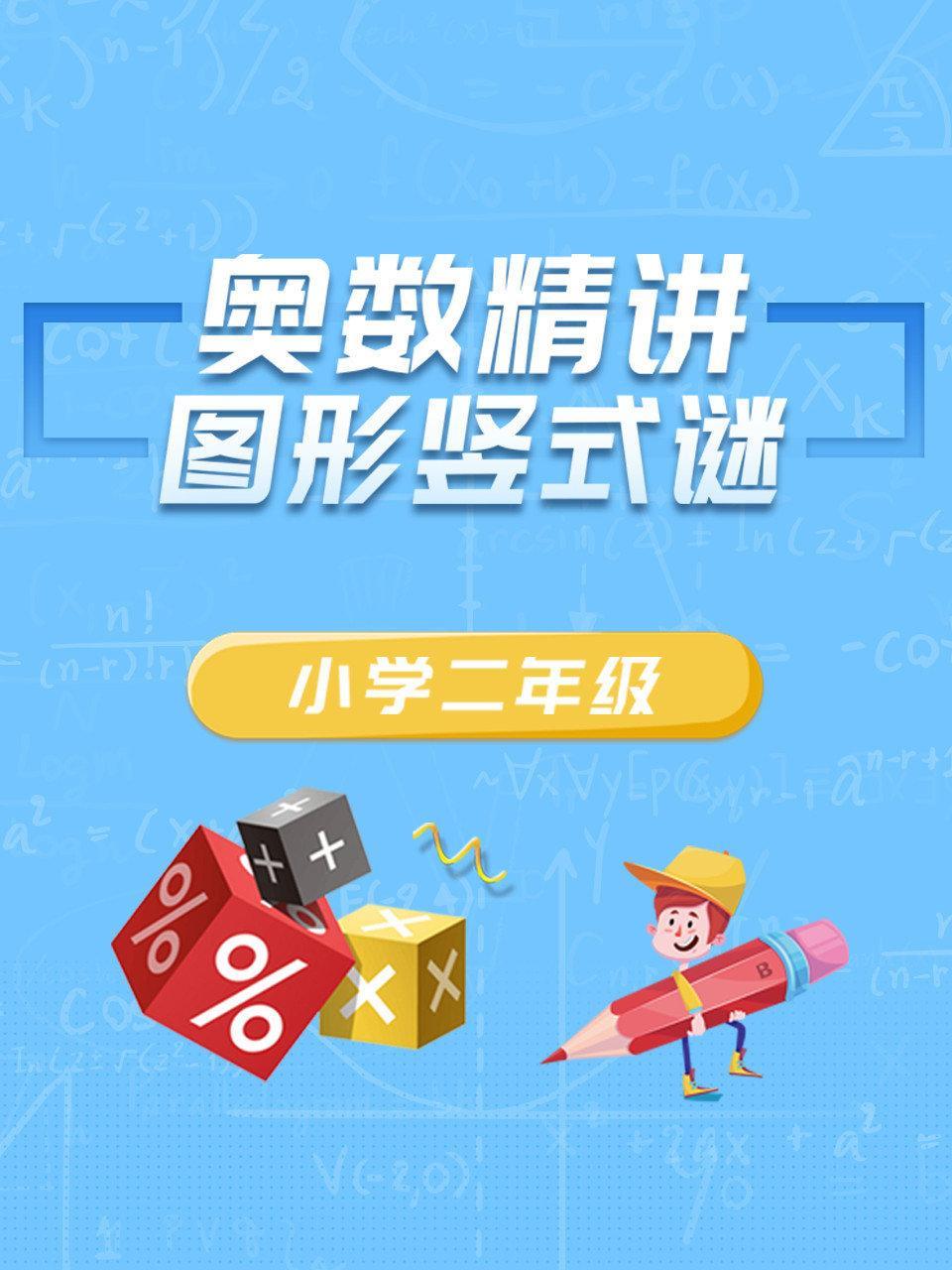 小学二年级奥数精讲图形竖式迷