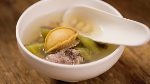 达人厨房 石斛苦瓜炖鲍鱼