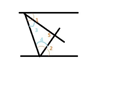 两条直线平行,同旁内角的角平分线互相垂直.