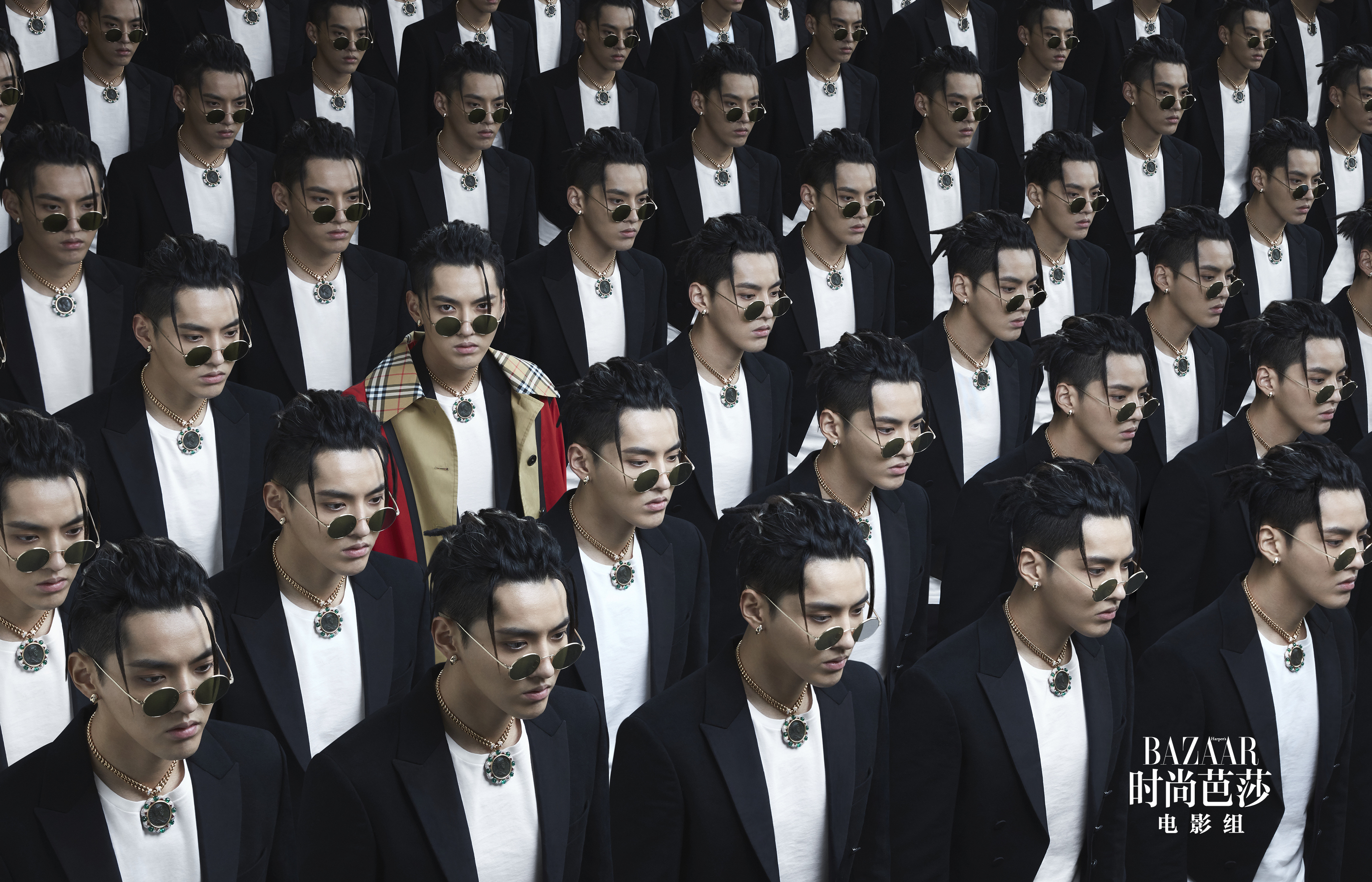 吴亦凡三登时尚芭莎封面 hip-hop才是他的态度!