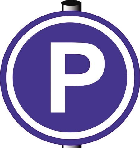 停车标识p是什么字体