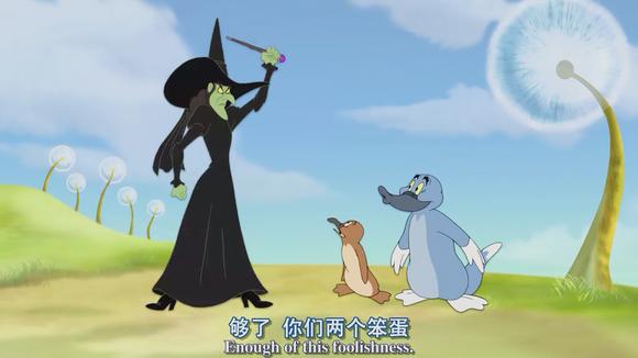 猫和老鼠电影版,汤姆杰瑞和女巫斗法这一段笑死我了,神仙打架