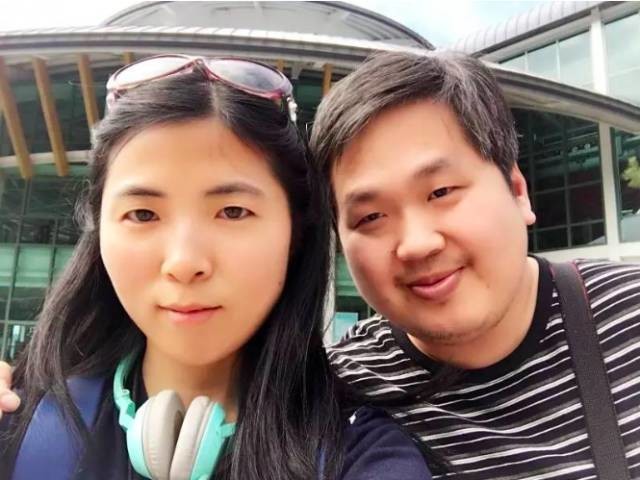 作者王裕庆与大陆妻子