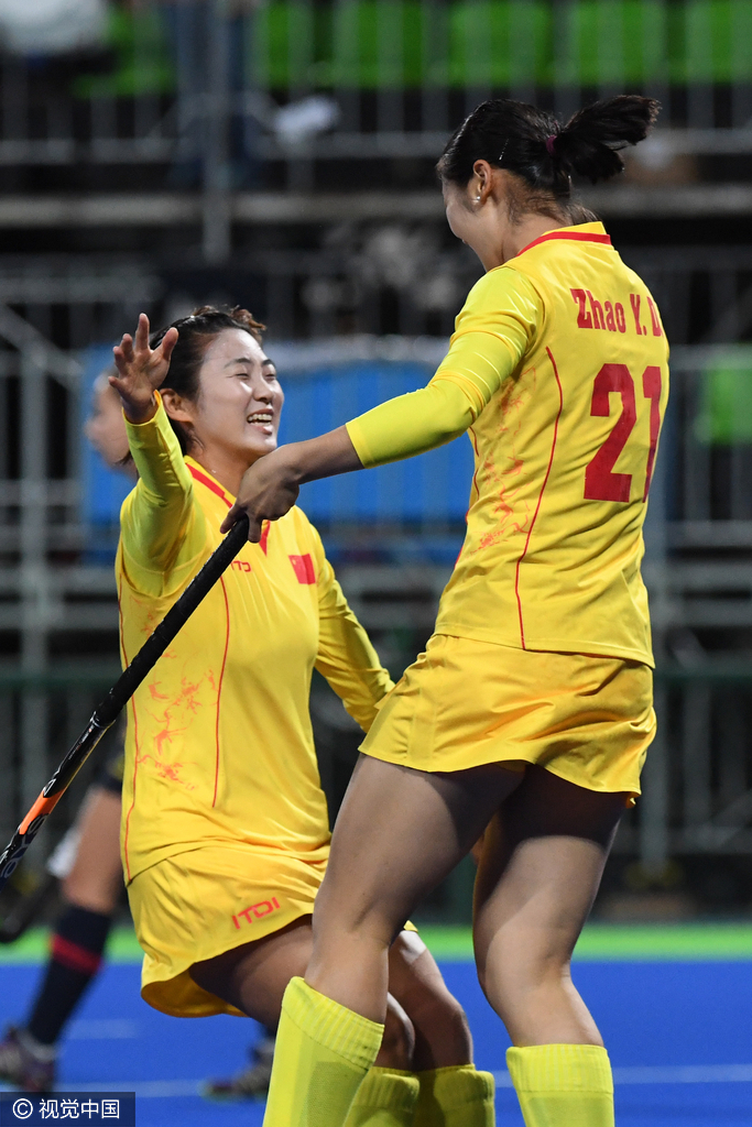 9/14 当地时间2016年8月8日,巴西里约,2016里约奥运会女子曲棍球小组